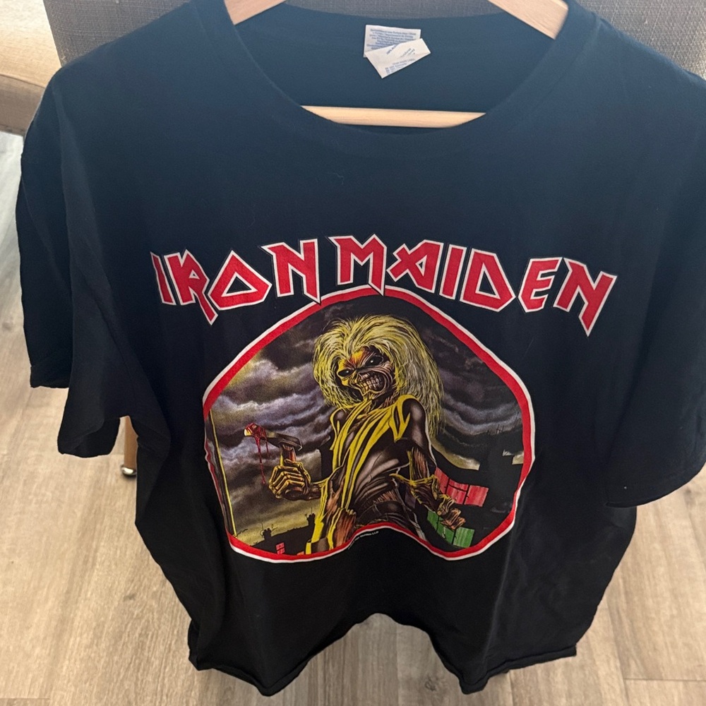 Iron Maiden Black Graphic T-Shirt